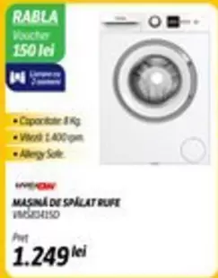 Sole - MASINA DE SPALAT RUFE VBSM84150