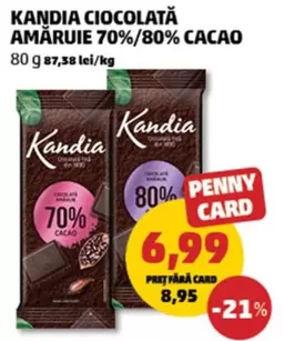 CIOCOLATĂ AMĂRUIE 70%/80% CACAO