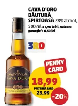 BĂUTURĂ SPIRTOASĂ 28% alcool