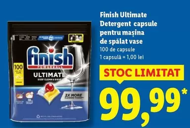 Ultimate Detergent capsule pentru maşina de spălat vase