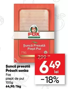 Şuncă presată Préselt sonka piept de pui