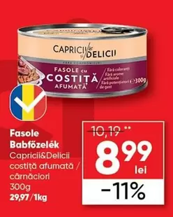 Fasole Babfőzelék costiță afumată