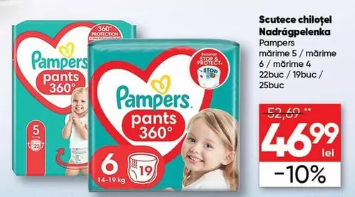 Pampers - Scutece chilotel Nadrágpelenka