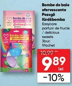 Bombe de baie efervescente