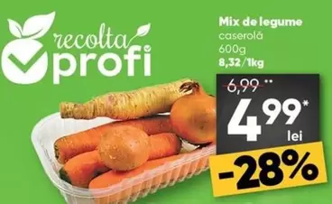 Mix de legume caserolă