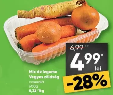 Mix de legume Vegyes zöldség
