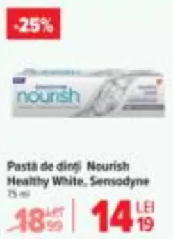 Pastă de dinți Nourish Healthy White