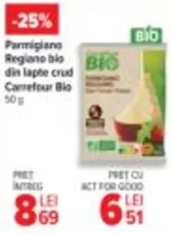 Parmigiano Regiano bio din lapte crud