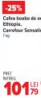 Cafea boabe de origine Ethiopia