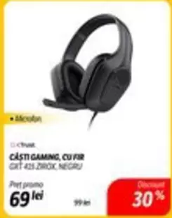 CAȘTI GAMING, CUFIR GXT 415 ZROK NEGRU