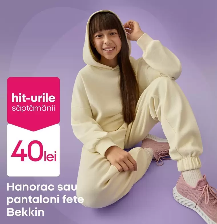Hanorac sau pantaloni fete