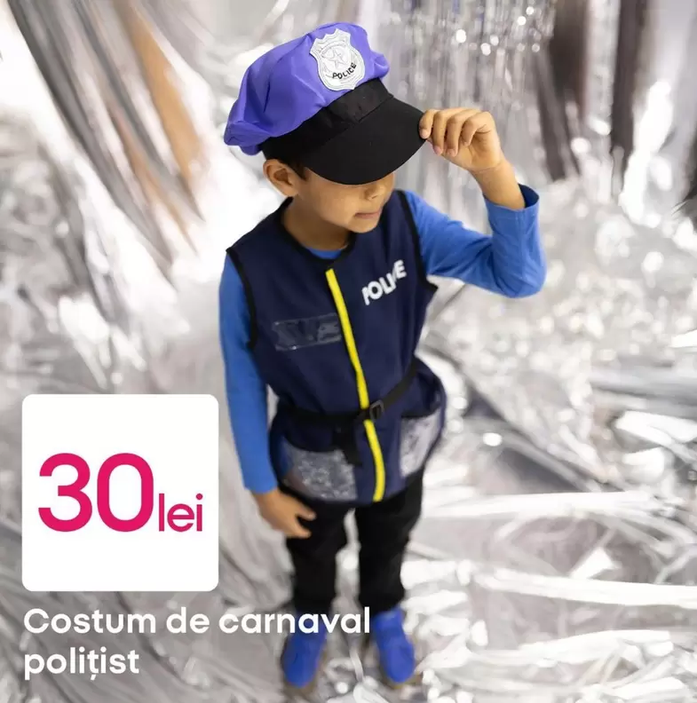 Costum de carnaval polițist