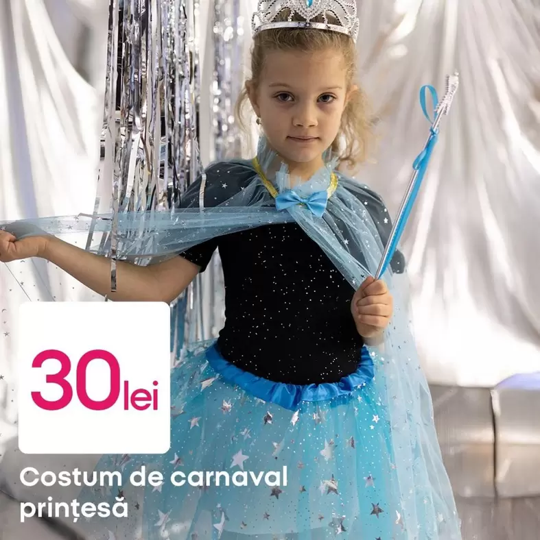 Costum de carnaval prințesă
