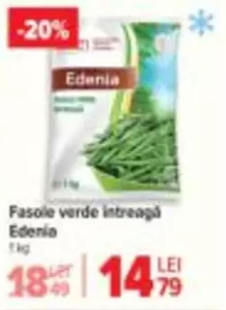 Fasole verde intreagă