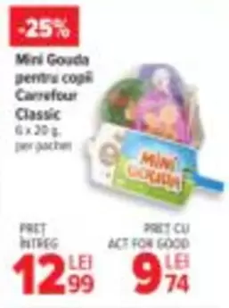 Mini Gouda pentru copii