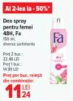 Deo spray pentru femei