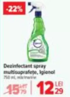 Dezinfectant spray multisuprafețe
