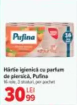 Hârtie igienică cu parfum de piersică