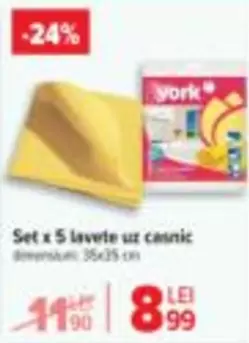 Set x 5 lavete uz casnic