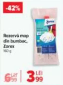 Rezervă mop din bumbac