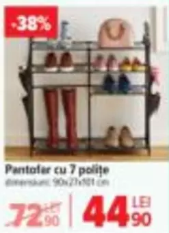 Pantofar cu 7 polițe