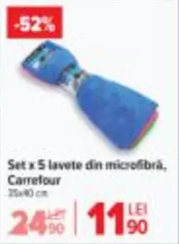 Set x 5 lavete din microfibră