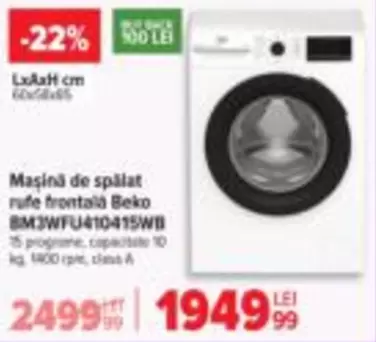 Beko - BM3WFU410415WB