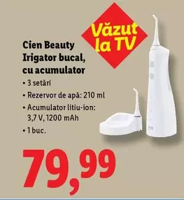 Irigator bucal, cu acumulator