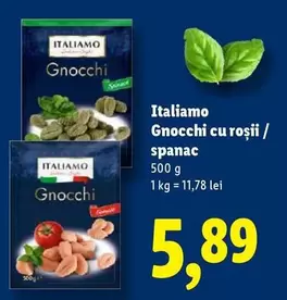 Gnocchi cu roşii / spanac