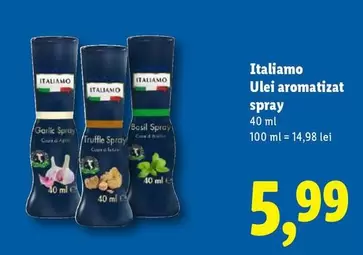 Ulei aromatizat spray