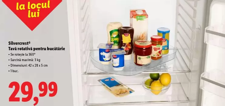 Tavă rotativă pentru bucătărie