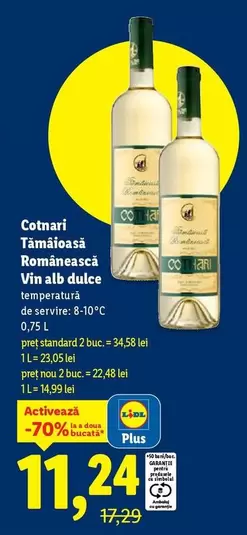 Cotnari - Vin alb dulce