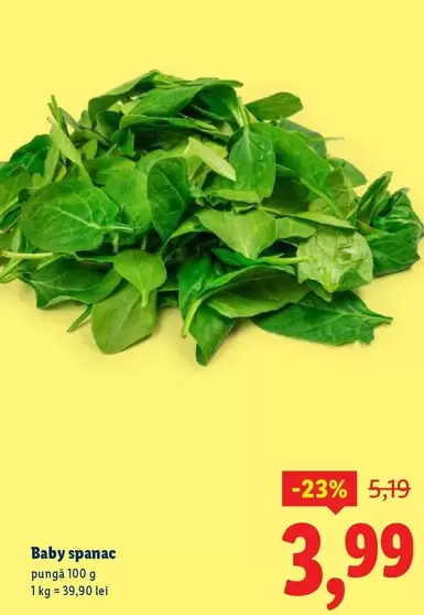 Baby spanac