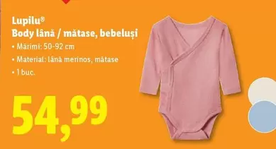 Body lână / mătase, bebeluși