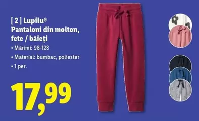 Pantaloni din molton, fete / băieți