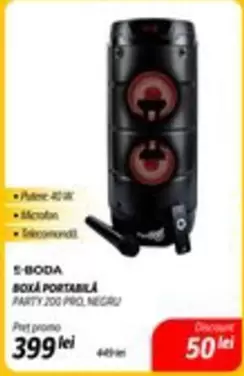 PARTY 200 PRO, NEGRU