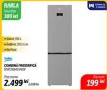 Beko - COMBINA FRIGORIFICA BSRCN440SHXB