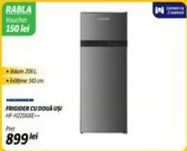 FRIGIDER CU DOUĂ UȘI HF-A2206KE