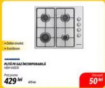 PLITĂ PE GAZ INCORPORABILA