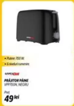 PRĂJITOR PÂINE VPP700N NEGRU