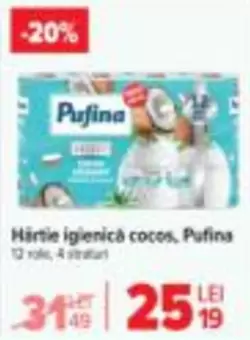 Hârtie igienică cocos