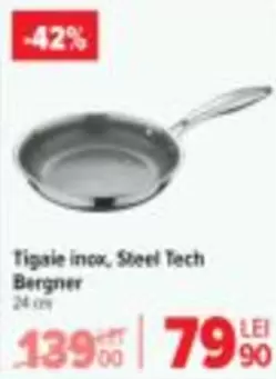 Tigaie inox, Steel Tech