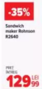 Sandwich maker Robinson R2640