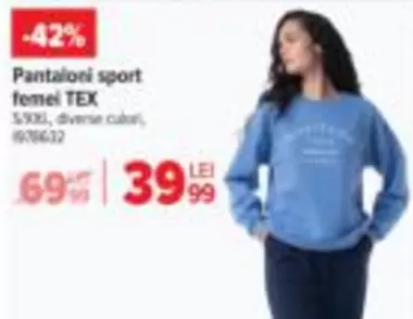 Pantaloni sport femel TEX
