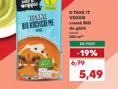 It - VEGGIE cremă BIO de gătit