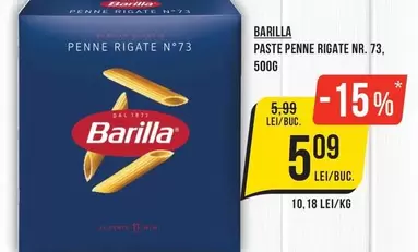 PASTE PENNE RIGATE NR. 73