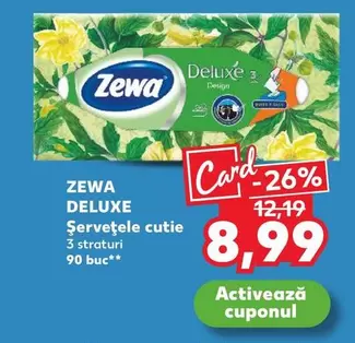 Zewa - DELUXE Şerveţele cutie