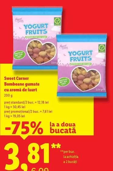 Bomboane gumate cu aromă de iaurt