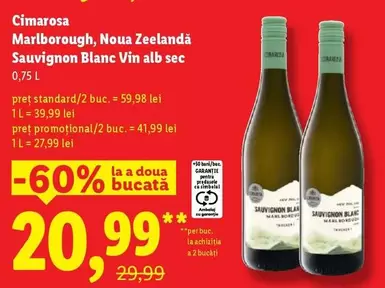 Alb - Sauvignon Blanc Vin alb sec