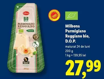 Parmigiano Reggiano bio, D.O.P.